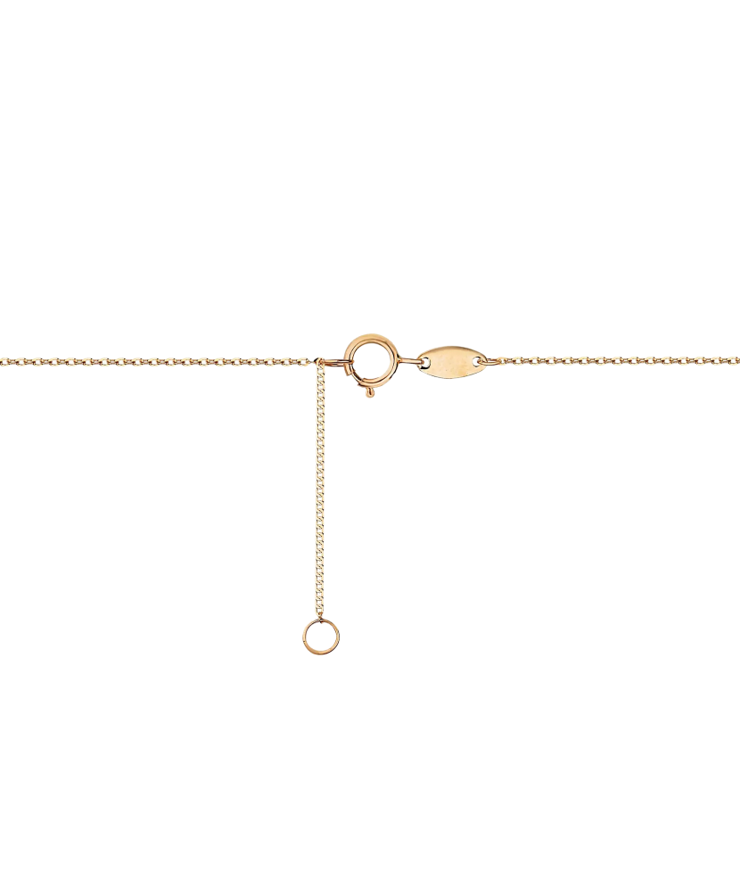 Auksinė grandinėlė su cirkonio pakabuku "Širdelė"  - Goldinga