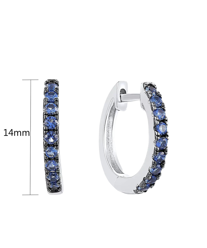 Sidabriniai auskarai su cirkoniais  - Goldinga