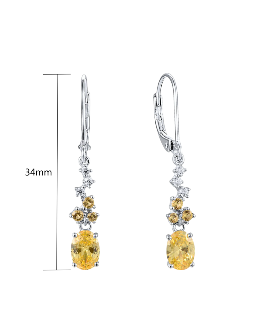 Sidabriniai auskarai su cirkoniais  - Goldinga