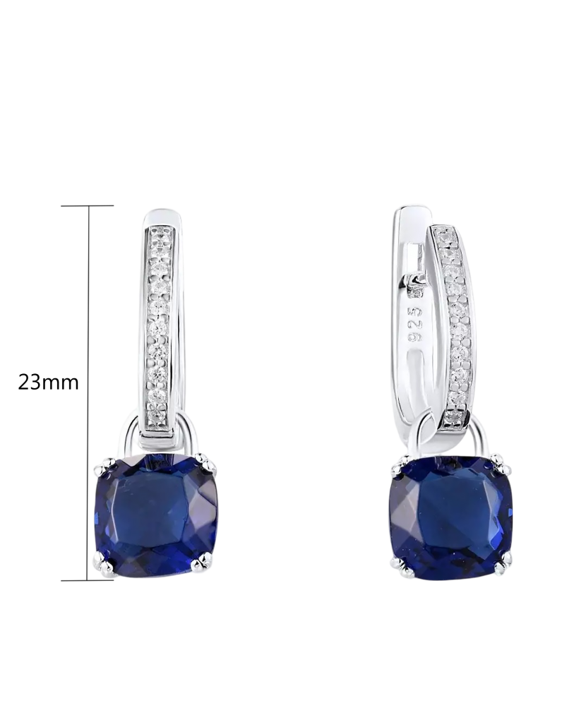 Sidabriniai auskarai su cirkoniais  - Goldinga