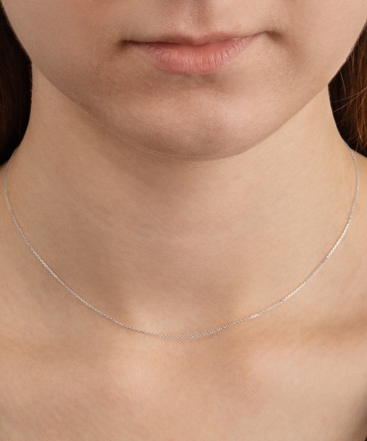 Balto aukso grandinėlė "Anchor" - Auksinės grandinėlės - Goldinga