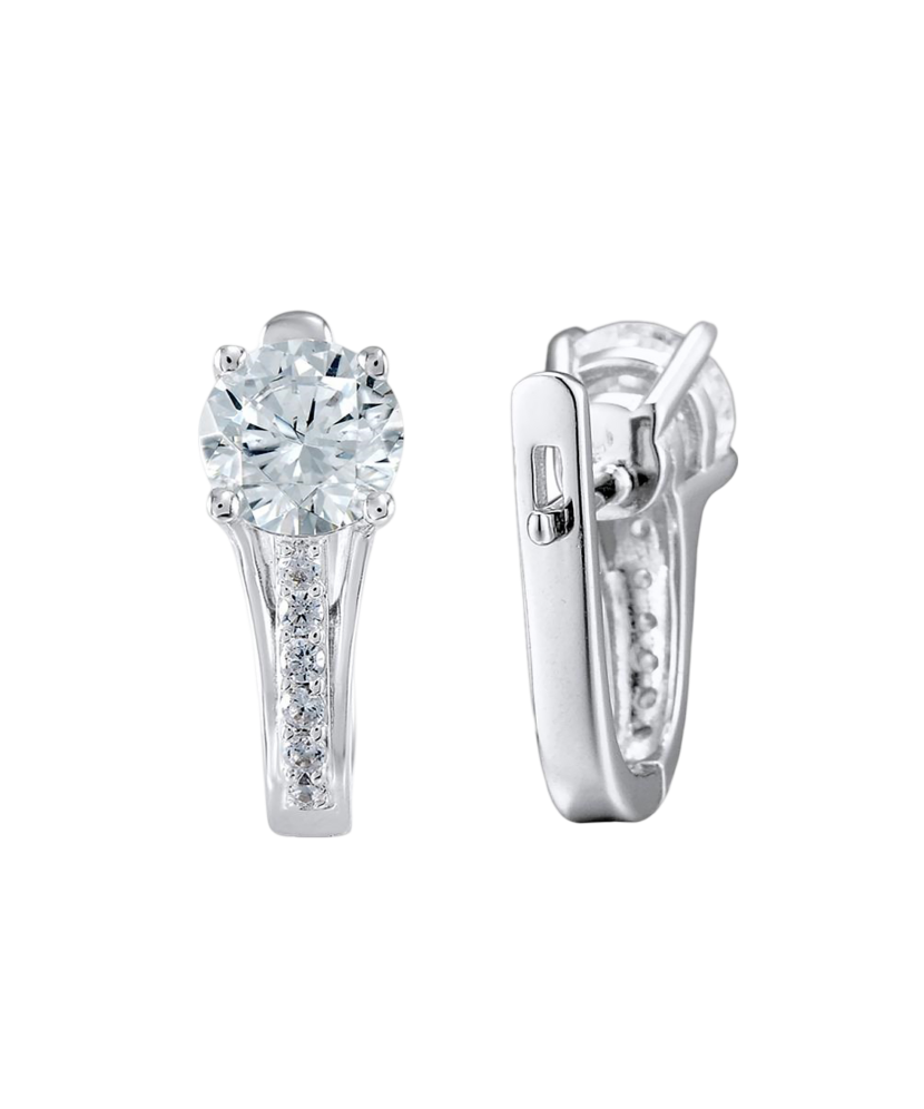 Sidabriniai auskarai su cirkoniais  - Goldinga