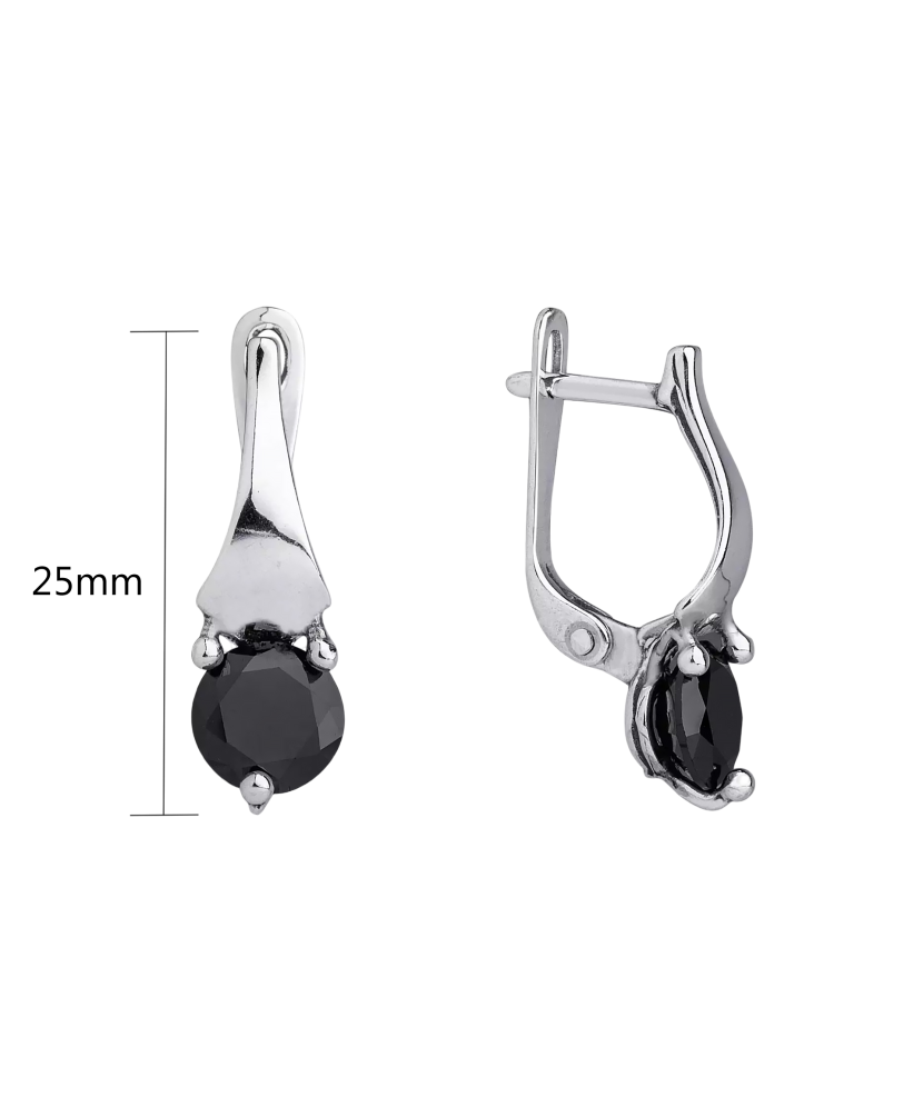 Sidabriniai auskarai su cirkoniu  - Goldinga