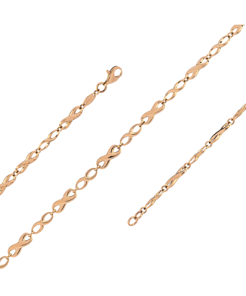 Auksinė apyrankė "Begalybė" 5.5mm  - Goldinga