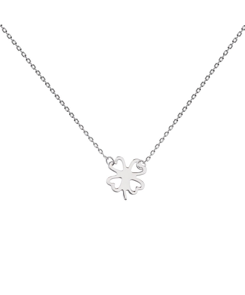 Sidabrinė grandinėlė su pakabuku "Dobilas"  - Goldinga