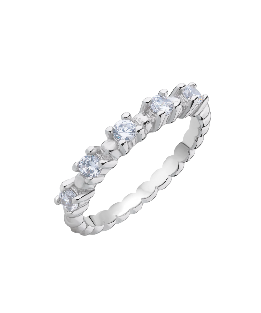 Sidabrinis žiedas Su Cirkoniais  - Goldinga