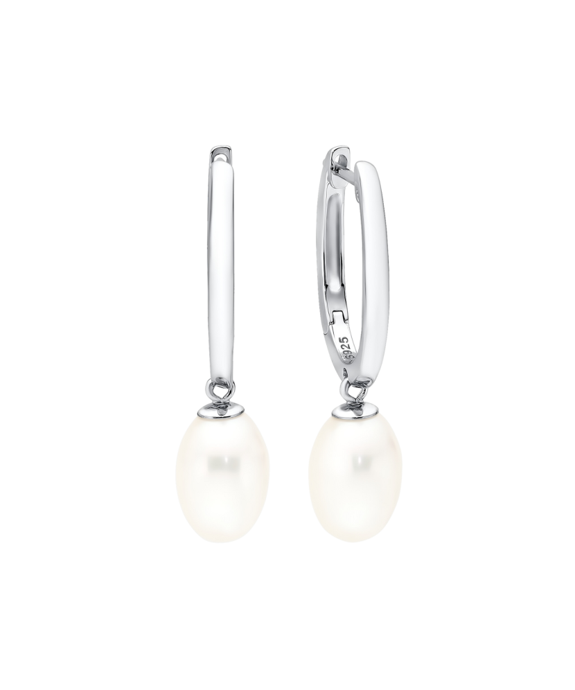 Sidabriniai auskarai su perlais  - Goldinga