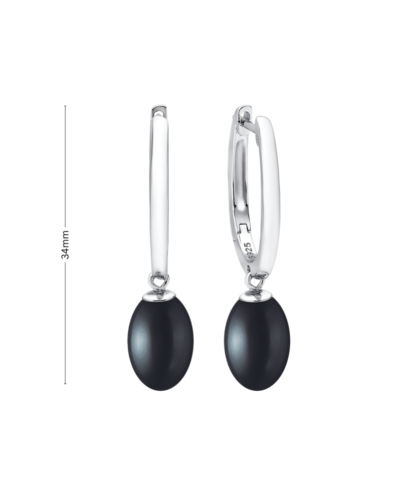 Sidabriniai auskarai su perlais  - Goldinga