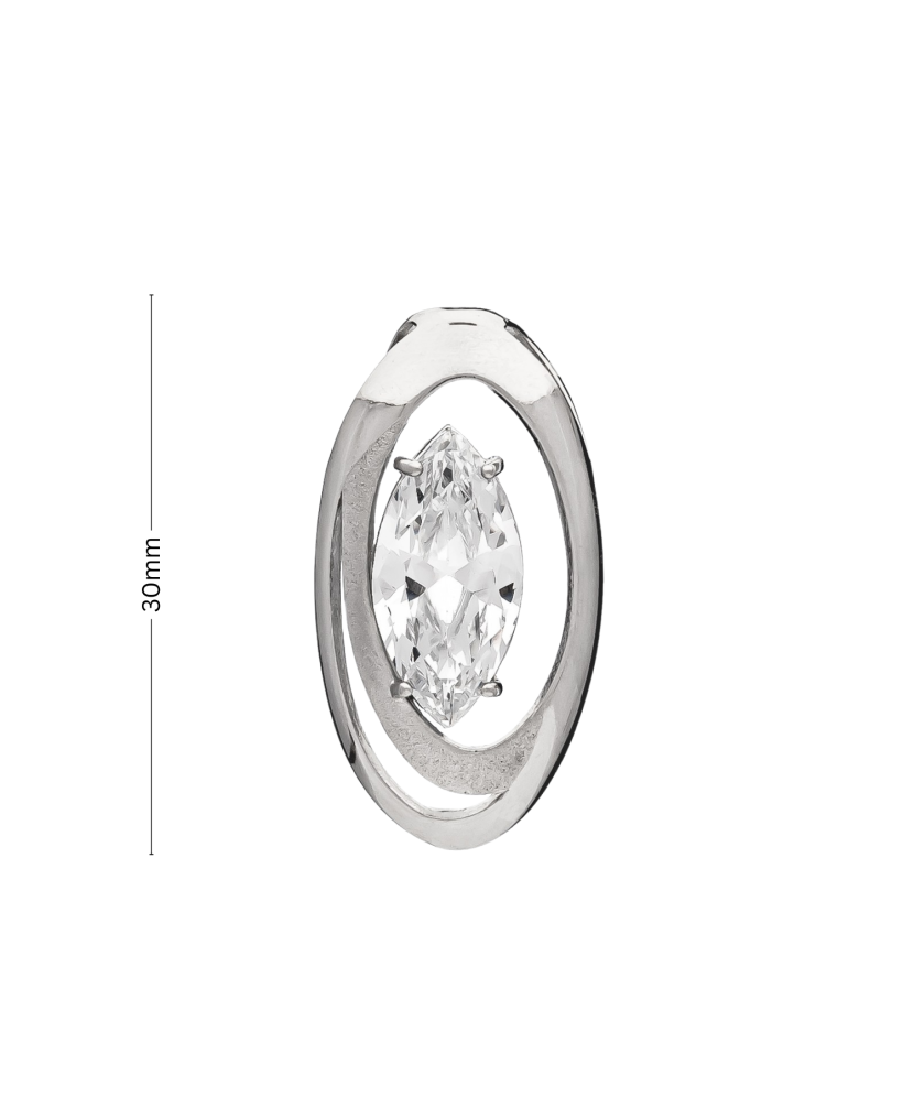 Sidabrinis Pakabukas Su Cirkoniu  - Goldinga