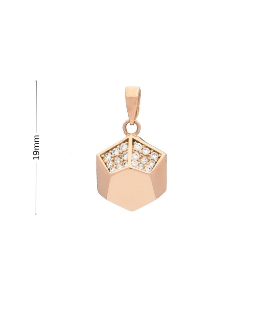 Auksinis pakabukas su cirkoniais  - Goldinga