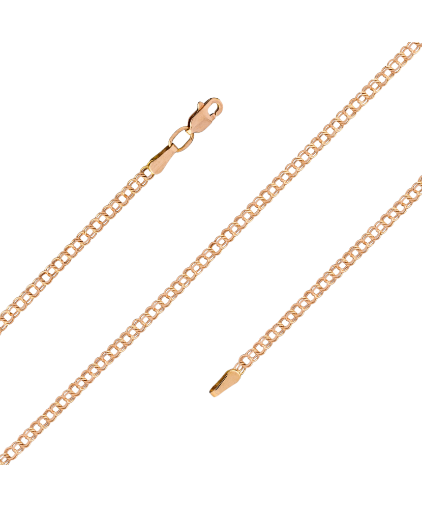 Auksinė vientisa apyrankė "Bismark" 2.8mm  - Goldinga