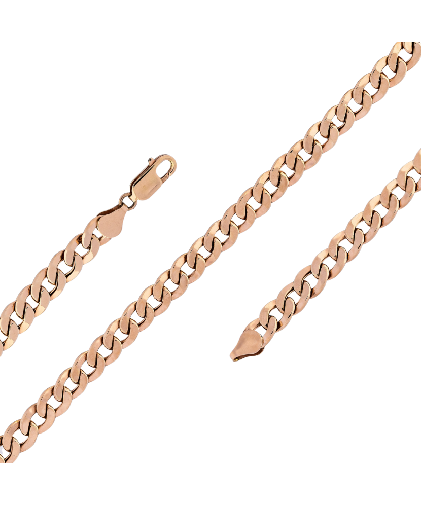 Auksinė apyrankė "Curb" 8.3mm  - Goldinga