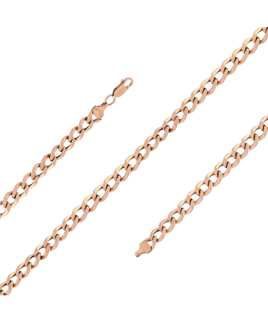 Auksinė apyrankė "Curb" 6.6mm  - Goldinga