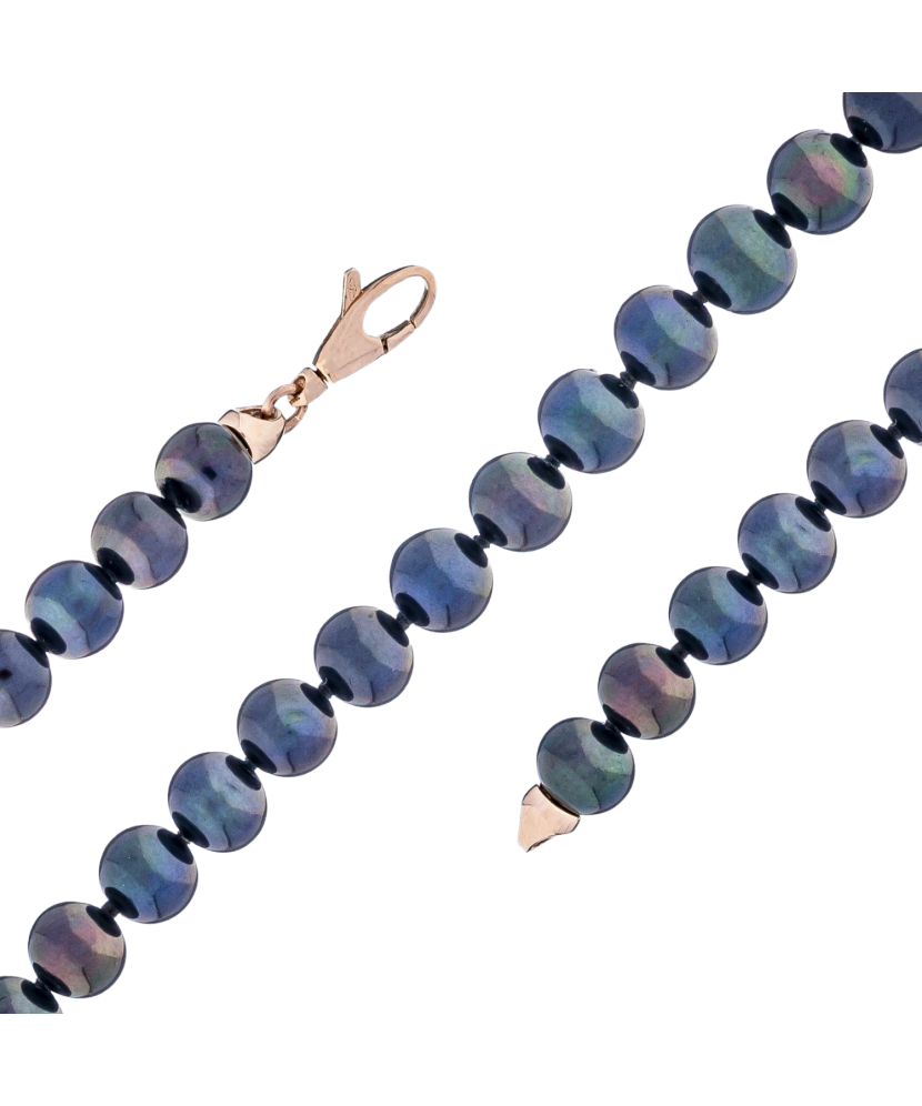 Perlų apyrankė su auksais - Perlų apyrankės - Goldinga