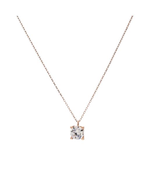 Auksinė grandinėlė su cirkonio pakabuku - Auksinės grandinėlės su pakabukais - Goldinga