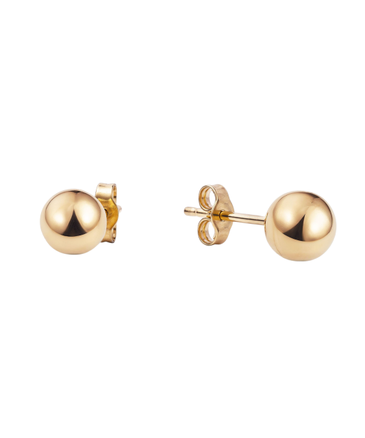 Auksiniai auskarai 7mm - Auksiniai auskarai - Goldinga