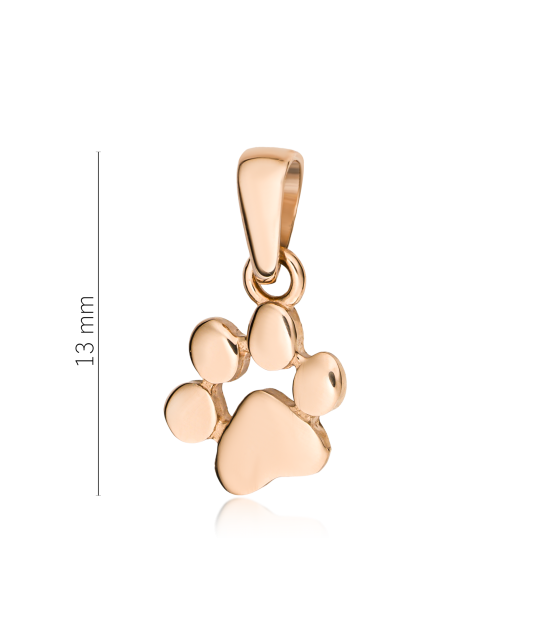 Auksinis pakabukas "Pėdutė" - Auksiniai pakabukai - Goldinga