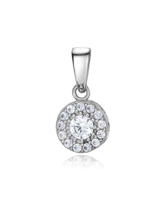 Auksinis pakabukas su cirkoniais - Auksiniai pakabukai - Goldinga