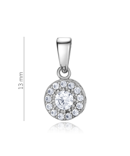 Auksinis pakabukas su cirkoniais - Auksiniai pakabukai - Goldinga