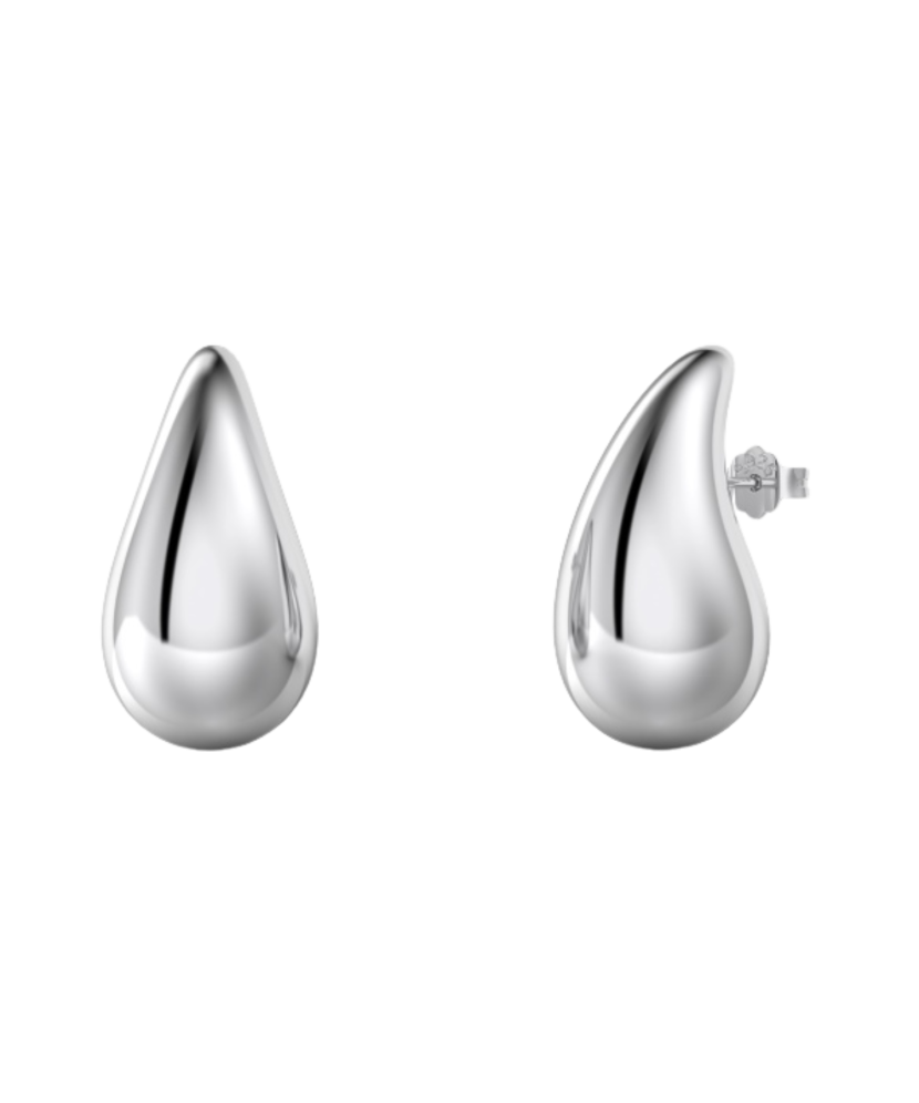 Sidabriniai auskarai 30mm - Sidabriniai auskarai - Goldinga