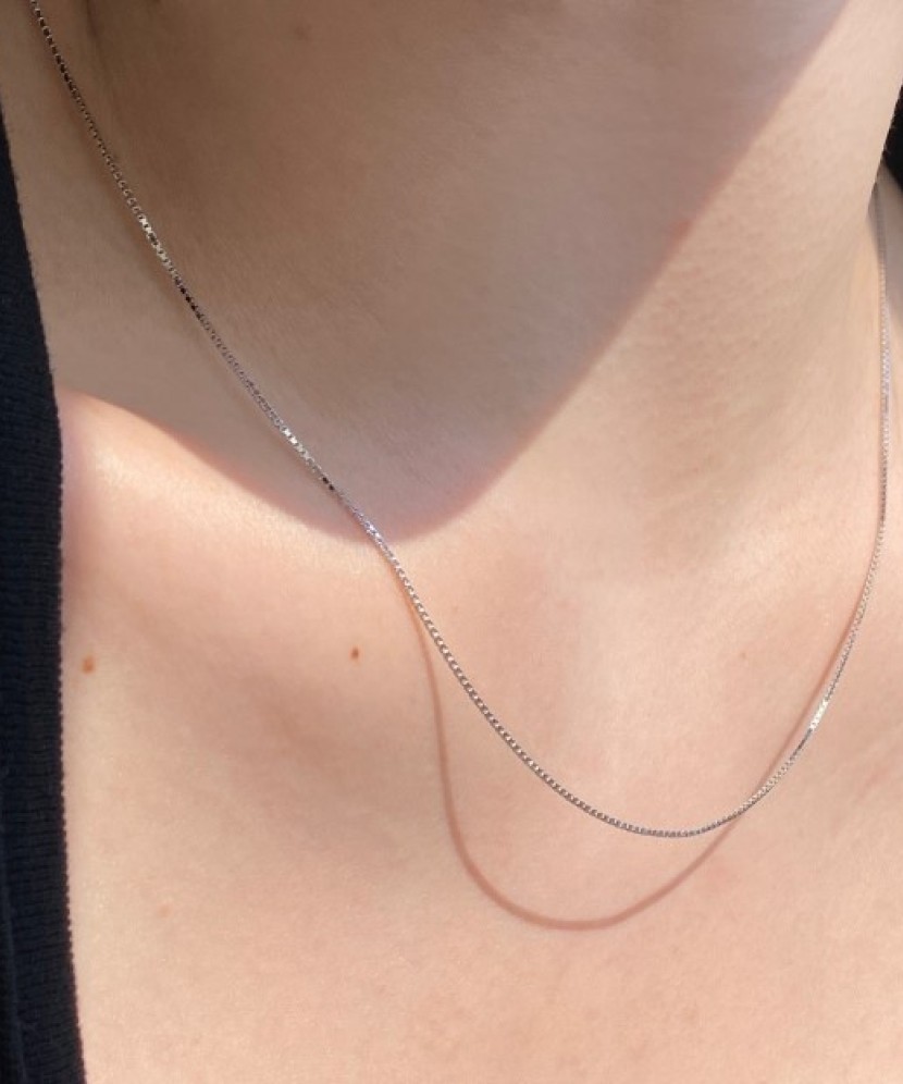 Sidabrinė grandinėlė "Box"