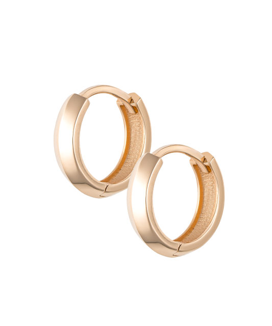 Auksiniai auskarai 13mm - Auksiniai auskarai - Goldinga