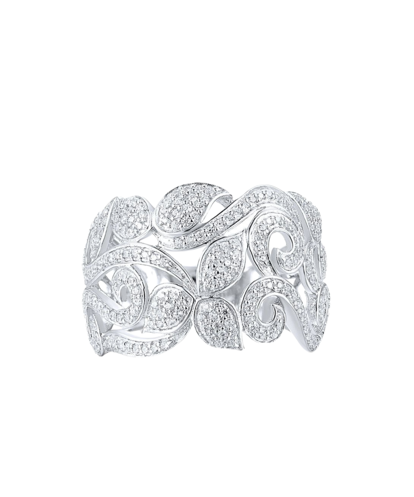 Sidabrinis žiedas su cirkoniais