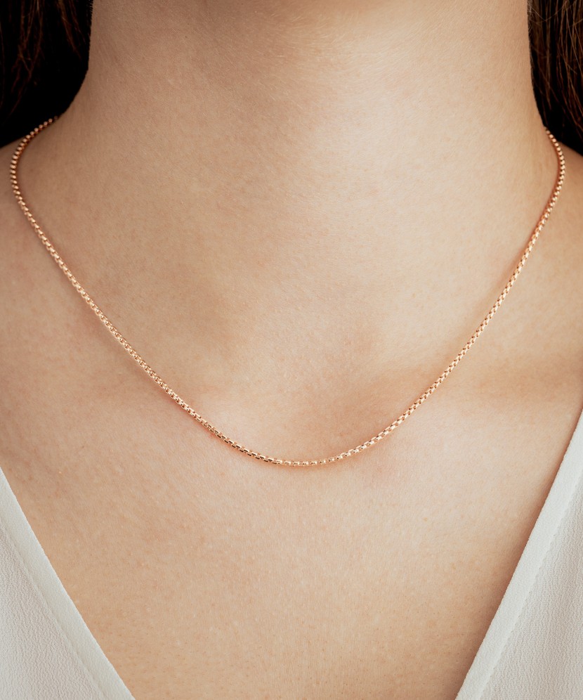 Auksinė grandinėlė "Box" 1.7mm