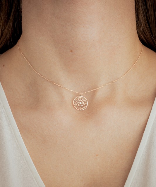 Auksinė grandinėlė su pakabuku - Auksinės grandinėlės su pakabukais - Goldinga