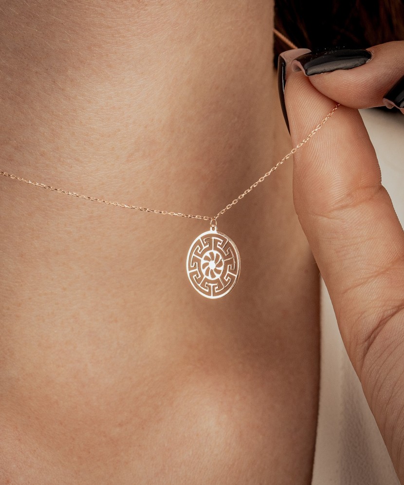 Auksinė grandinėlė su pakabuku - Auksinės grandinėlės su pakabukais - Goldinga