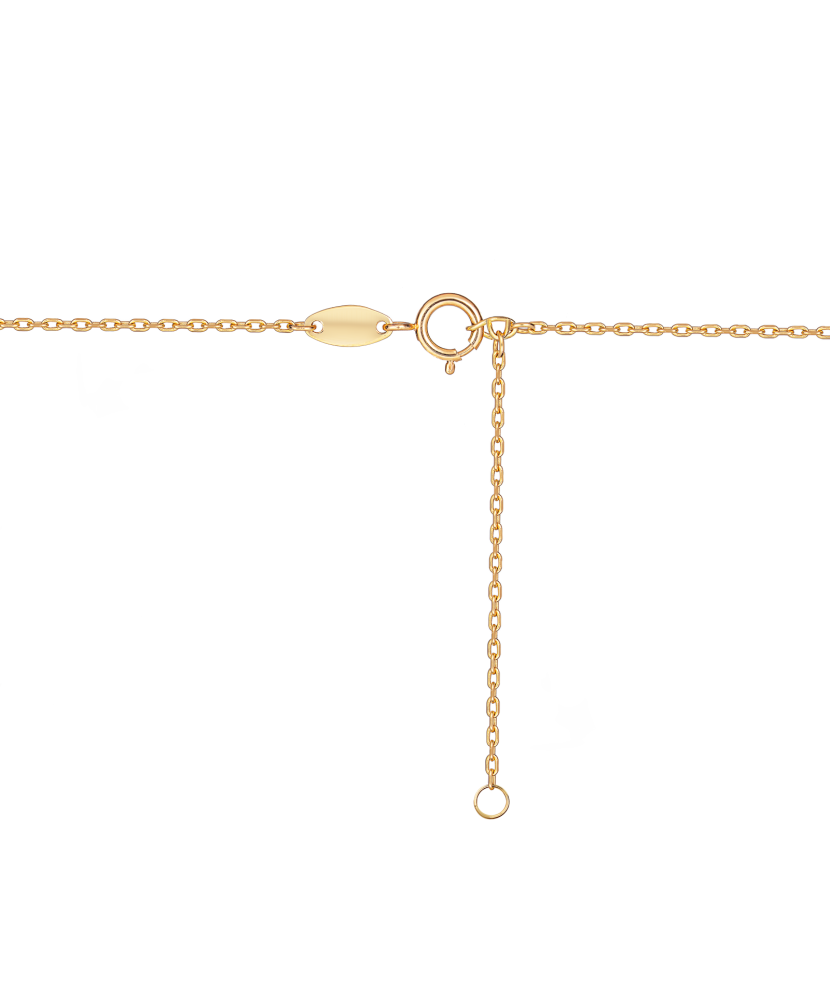 Auksinė grandinėlė su pakabuku raidė A - Auksinės grandinėlės su pakabukais - Goldinga