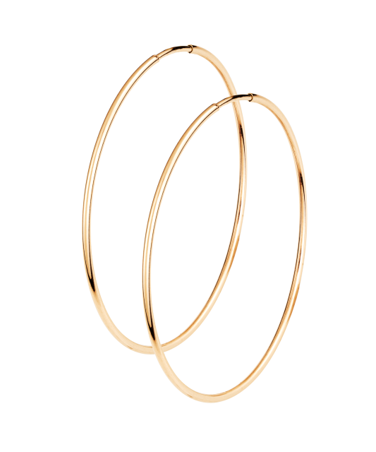 Auksiniai auskarai rinkutės 35mm - Auksiniai auskarai - Goldinga