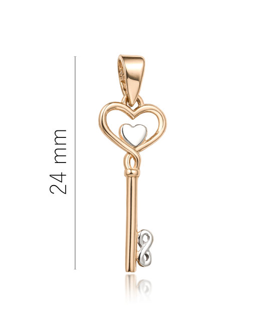 Auksinis pakabukas "Raktas" - Auksiniai pakabukai - Goldinga