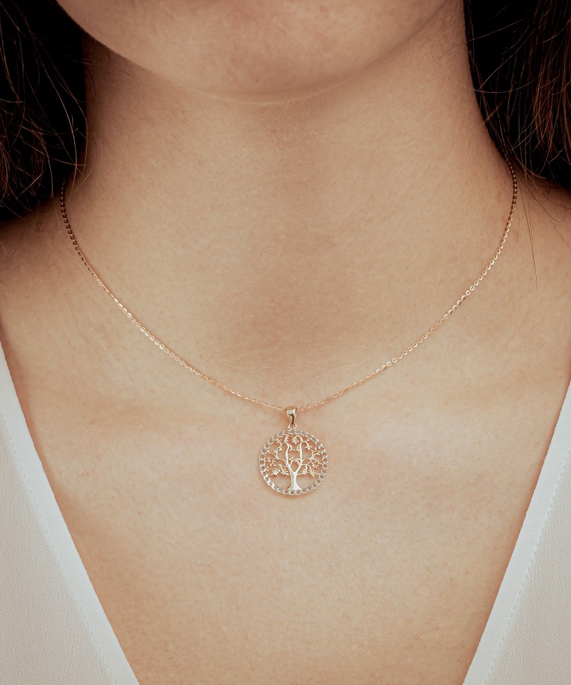 Auksinis pakabukas "Gyvybės medis" - Auksiniai pakabukai - Goldinga