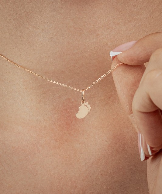 Auksinis pakabukas "Pėdutė" - Auksiniai pakabukai - Goldinga