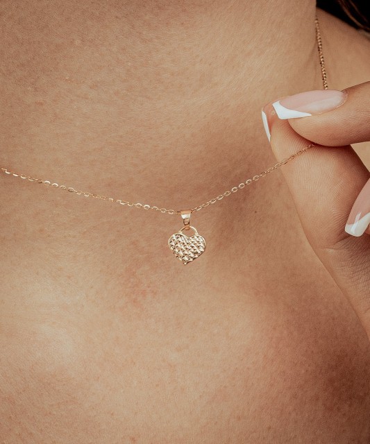 Auksinis pakabukas "Širdelė" - Auksiniai pakabukai - Goldinga