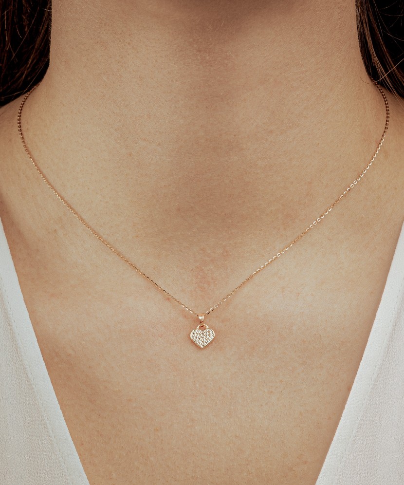 Auksinis pakabukas "Širdelė" - Auksiniai pakabukai - Goldinga