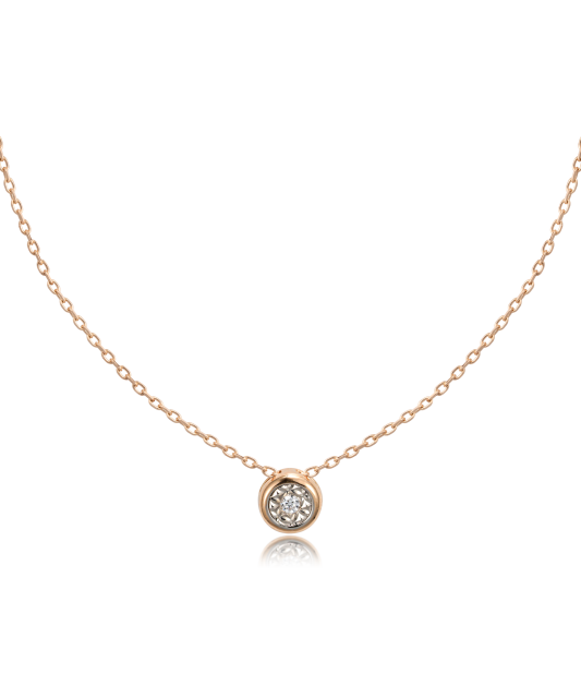 Auksinė Grandinėlė Su deimantiniu Pakabuku  - Goldinga