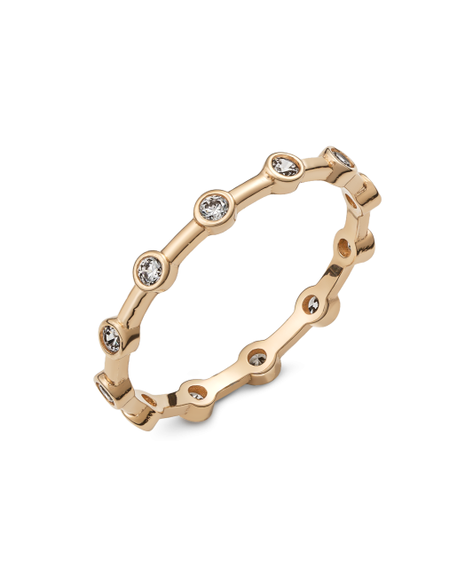 Auksinis žiedas su cirkoniais