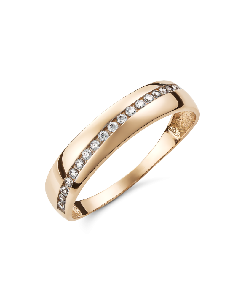 Auksinis žiedas su cirkoniais Auksinis žiedas su cirkoniais