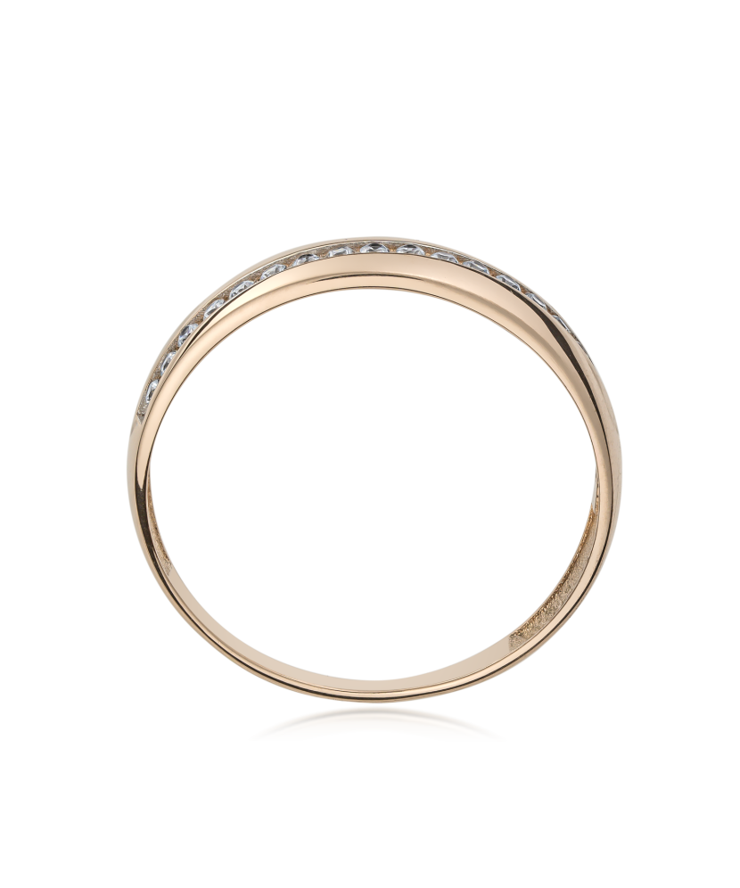 Auksinis žiedas su cirkoniais Auksinis žiedas su cirkoniais