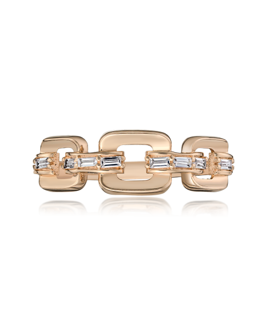 Auksinis žiedas su cirkoniais