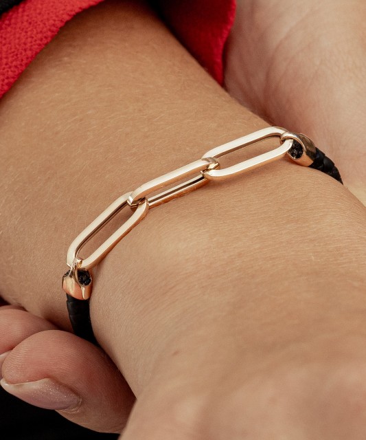 Odinė apyrankė su auksu