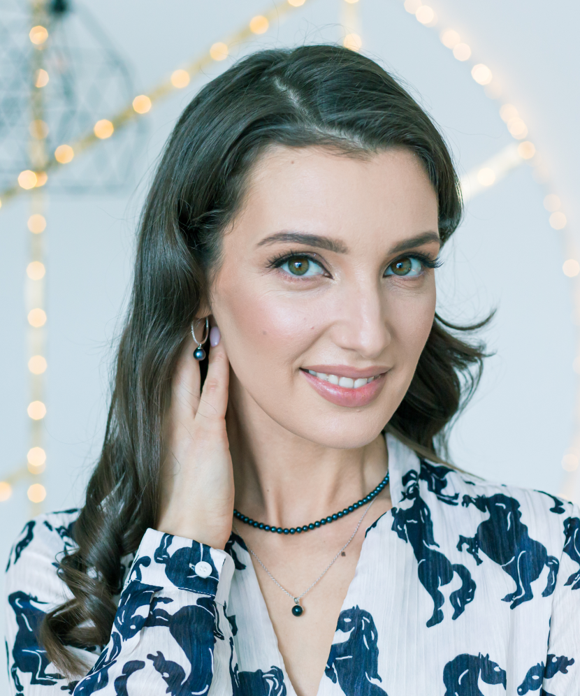 Sidabriniai auskarai su perlais ir cirkoniais