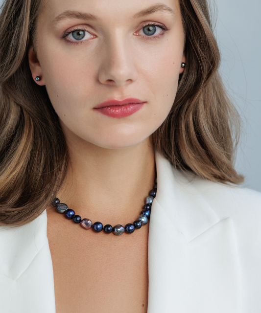 Perlų Vėrinys Su Sidabru