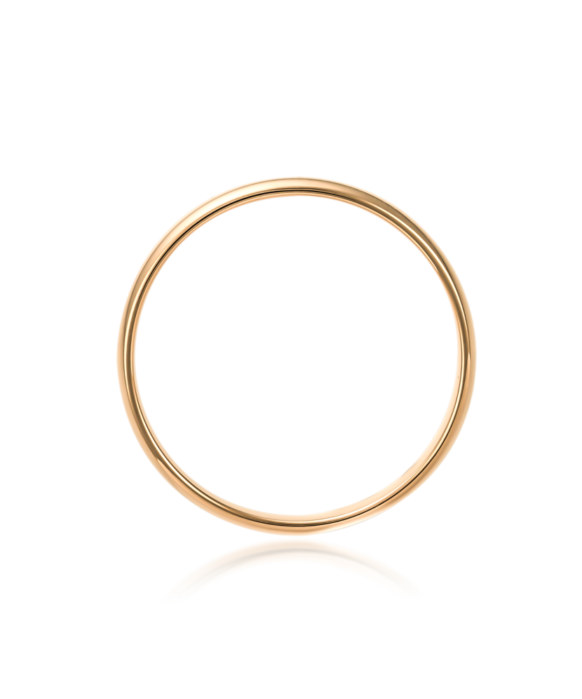 Auksinis vestuvinis žiedas 5mm su komfortu  - Goldinga