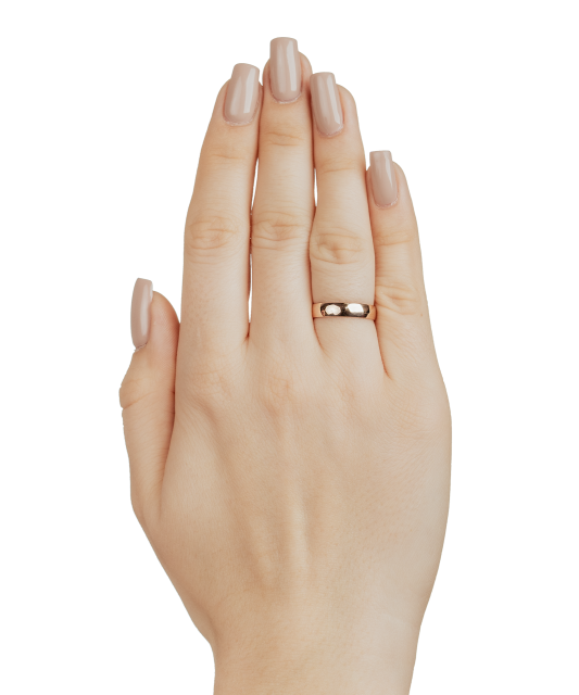 Auksinis vestuvinis žiedas 4mm  - Goldinga