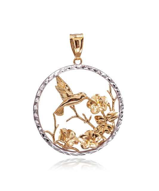 Auksinis pakabukas "Kolibris"  - Goldinga