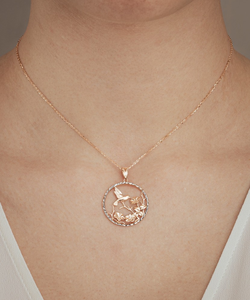 Auksinis pakabukas "Kolibris"  - Goldinga