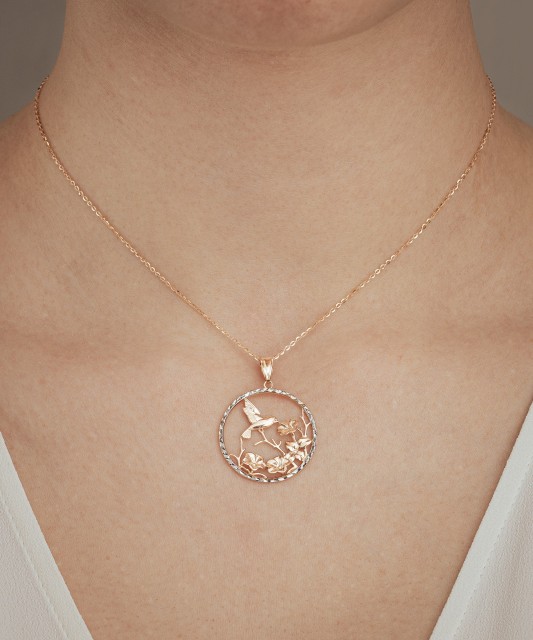 Auksinis pakabukas "Kolibris"  - Goldinga